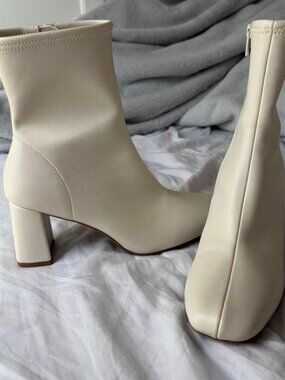 Target Women's White and Cream Boots